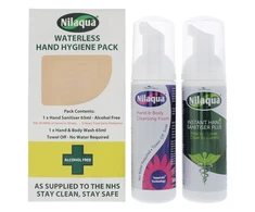 Atelier Cologne Set Nilaqua: Waterless, Cleansing, Hand Gel, 65 ml + Waterless, Cleansing, Foam, Hand &amp; Body, 65 ml Unisex