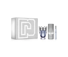 Set Paco Rabanne: Invictus Dezodorantas Purškiklis For Men, 150 ml + Invictus Eau De Toilette For Men, 100 ml + Invictus Eau De Toilette For Men, 10 ml