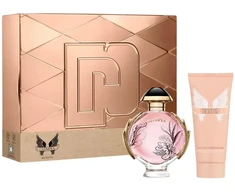 Rinkinys Paco Rabanne: Olympea Blossom Eau De Parfum moterims, 80 ml + Olympea Blossom Hydrating Losjonas kūnui, 100 ml