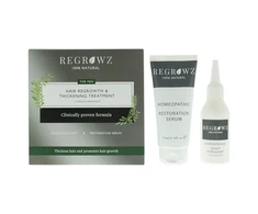 Depot Set Regrowz: Scalp Serum Restorative, 75 ml + Scalp Kremas Treatment Hydrate &amp; Protect, 75 ml For Men