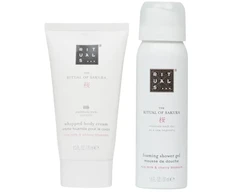 Set Rituals: The Ritual Of Sakura, Shower Mousse, 50 ml + The Ritual Of Sakura, Hydrating, Body Kreminis, 70 ml