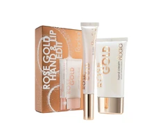 Set Rodial: Rose Gold Rejuvenating Hand Kreminis, 40 ml + Rose Gold Lūpų balzamas, 10 ml