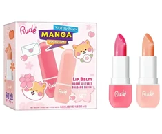 Set Rude Cosmetics: Peach Kiss Hydrating Lūpų balzamas 3.5 ml + Watermelon Hydrating Lūpų balzamas 3.5 ml