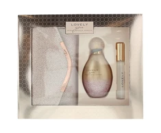 Sarah Jessica Parker Lovely You rinkinys moterims (EDP, 100 ml + EDP, 10 ml + Rose Clutch delninė)