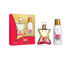Set Shakira: Love Rock Eau De Toilette For Women, 80 ml + Love Rock Floral Dezodorantas Purškiklis Unisex, 150 ml