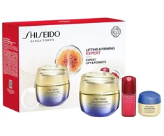 Set Shiseido: Vital Perfection Uplifting &amp; Firming Kreminis Face, 50 ml + Vital Perfection Firming Overnight Kreminis For Face, 15 ml + Ultimune Power Infusing Serum For Face, 10 ml