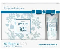 Mediskin rinkinys Tntn Mom's: Mėlyna Belly, kūno kremas nuo strijų, pilvui, 125 ml + rinkinys, Mėlyna Belly, kremas nuo strijų, vietinio gydymo pleistras pilvui, 10 vnt. moterims