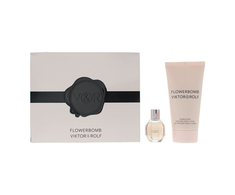 Set Viktor &amp; Rolf: Flowerbomb Eau De Parfum For Women, 7 ml + Flowerbomb Smooth Losjonas kūnui Body, 50 ml