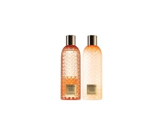 Newcos VIVIAN GRAY rinkinys Gemstone Neroli &amp; Amber: dušo želė ir kūno losjonas, 2 x 300 ml