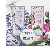 Set Yardley: English Rose Hand Kreminis, 50 ml + English Lavender Moisturizing Hand Kreminis, 50 ml