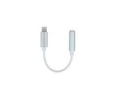 TelForceone Setty adapteris "Lightning" - 3,5 mm garso lizdas baltas