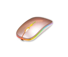 TelForceone Setty belaidė RGB pelė rožinio aukso spalvos