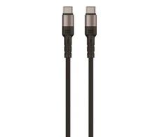 Telforceone Setty cable USB-C - USB-C 100W 1,0 m KSL-02 juodas JO