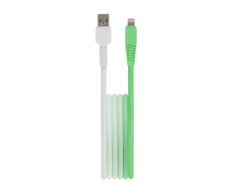 Telforceone Setty cable USB - Lightning 1,5 m 2,4A KGA-L-1.52420 mint-baltas gradient