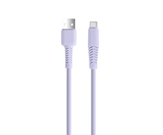 TelForceone Setty kabelis USB - USB-C 1,5 m 2,1A KSA-C-1.529 alyvinis