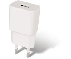 TelForceone Setty įkroviklis 1x USB 2,4A, baltos spalvos