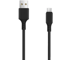 Telforceone Setty kabelis USB - microUSB 1,0 m 2A juodas NAUJIENA