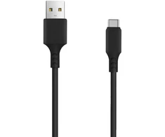 Telforceone Setty kabelis USB - USB-C 3,0 m 2A juodas NAUJIENA