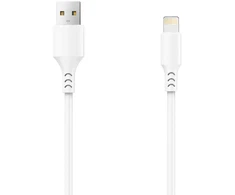 TelForceone "Setty" kabelis USB - "Lightning" 3,0 m 2A baltas NAUJIENA