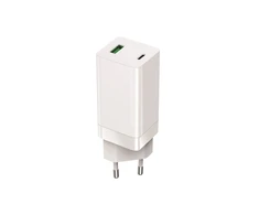 Telforceone Setty GAN sieninis įkroviklis PD+QC USB + USB-C 65W LSI-02 baltas JO
