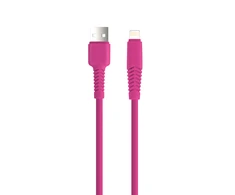 TelForceone Setty kabelis USB - Lightning 1,5 m 2,1A KSA-L-1.526 pink