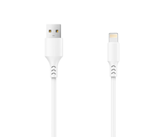 TelForceone "Setty" kabelis USB - "Lightning" 3,0 m 2A baltas NAUJIENA