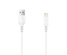 TelForceone "Setty" kabelis USB - "Lightning" 3,0 m 2A baltas NAUJIENA