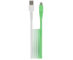 Telforceone Setty USB - Lightning kabelis 1,5 m 2,4A KGA-L-1.52420 mint-baltas gradientas
