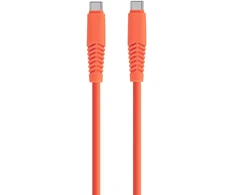 TelForceone Setty kabelis USB-C - USB-C 1,5 m 2,1A KSC-C-1.5210 oranžinis