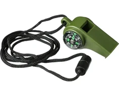 Setty Outdoor Series 3-in-1 Emergency Whistle with Compass and Thermometer Žalias