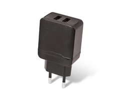 TelForceone Setty pakrovėjas 2x USB 2,4A juodas