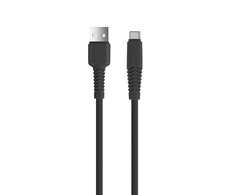 TelForceone "Setty" USB - USB-C kabelis 3 m 2A KSA-C-321 juodas