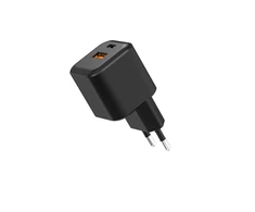 EnerGenie Telforceone Setty wall charger USB-A + USB-C 20W LSGaN-AC-201 juodas