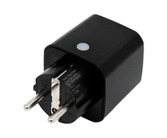 Shelly Plug PM Gen3 išmanusis 16A kištukas, juodas