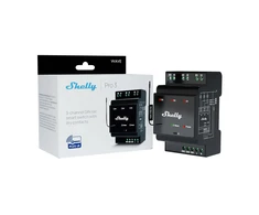Shelly Qubino Wave Pro 3 3 kanalų DIN Z-wave magistralės relė