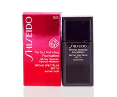 Shiseido Perfect Refining Moisturizing Liquid Foundation D20 Rich Brown SPF 15, 30 ml