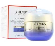 Shiseido Vital Perfection tvirtinantis ir stangrinantis praturtintas kremas 50 ml