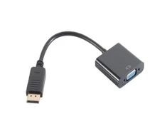 shiverpeaks BS14-05009, VGA (D-Sub), DisplayPort, Male, Female, Gold, Juodas