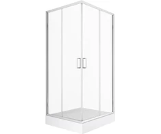 Showerstyle Dušo kabina 3D PRIVIA 900x900mm, kvadratinis padėklas, sifonas