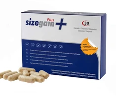 Sizegain, Sizegain Plus, Increase Male Virility &amp; Sexual Potency, Capsules, 30 capsules