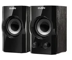 Kompiuterio kolonėlės SVEN SPS-606 2x3W, priekinis ausinių lizdas, priekinis maitinimo mygtukas ir garsumo reguliavimas
