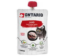 Ontario kačių ėriena šviežia mėsa 90 g (makaronai)
