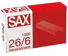 Sąvaržėlės SAX 26/6, 1000 sąvaržėlių/dėžutė