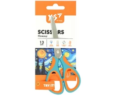 Šķēres Yes Oranžinis Line, 13 cm, kreiļiem.