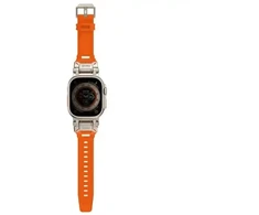 Skinarma apyrankė Titon Apple Watch Ultra 49mm oranžinės spalvos