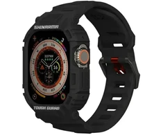 Skinarma apyrankė+Dėklas Mecha 2in1 Apple Watch 49mm juodos spalvos