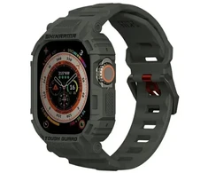 Skinarma apyrankė+Dėklas Mecha 2in1 Apple Watch 49mm olive
