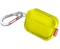 Skinarma dėklas Saido AirPods Pro 2 neon geltonos spalvos