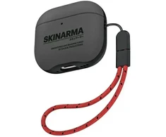 Skinarma dėklas Spunk AirPods 4 pewter žalios spalvos