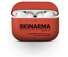 Skinarma dėklas Spunk AirPods Pro 2 oranžinės spalvos